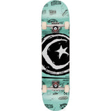 Foundation Star & Moon Doodle Complete Skateboard - 7.75"