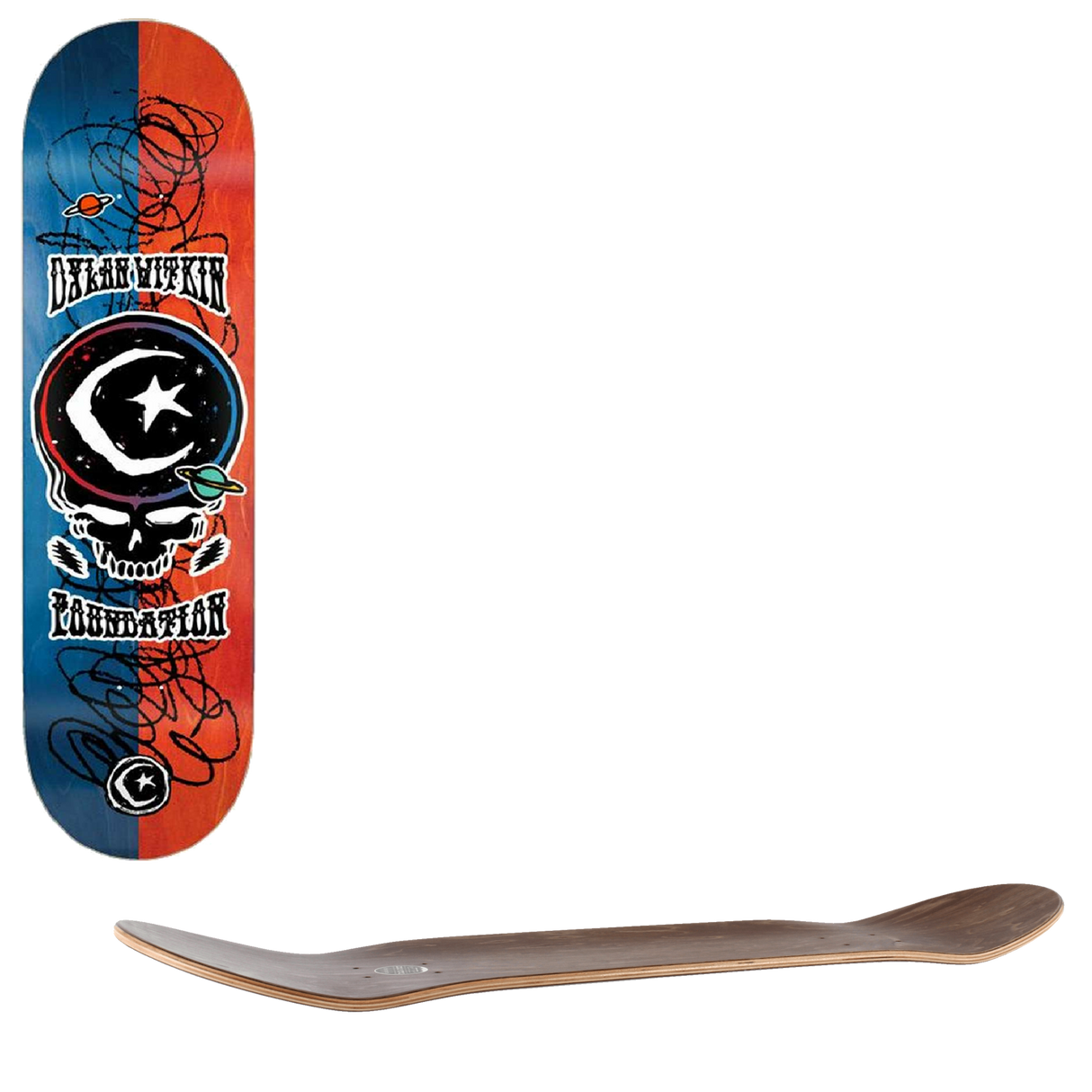 Foundation Witkin Cosmic Voyage Skateboard Deck - 8.5"
