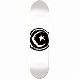 Foundation Star &amp; Moon Skateboard Deck - White 8.5''