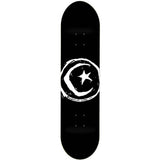 Foundation Star &amp; Moon Skateboard Deck - Black 8''