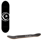 Foundation Star & Moon Skateboard Deck - Black 8''