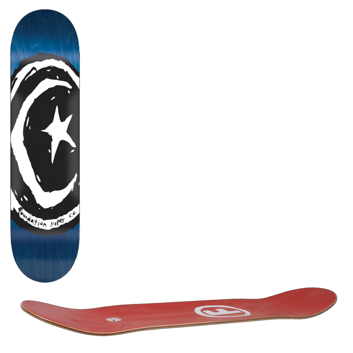 Foundation Star & Moon V1.0 Skateboard Deck - 8.38''