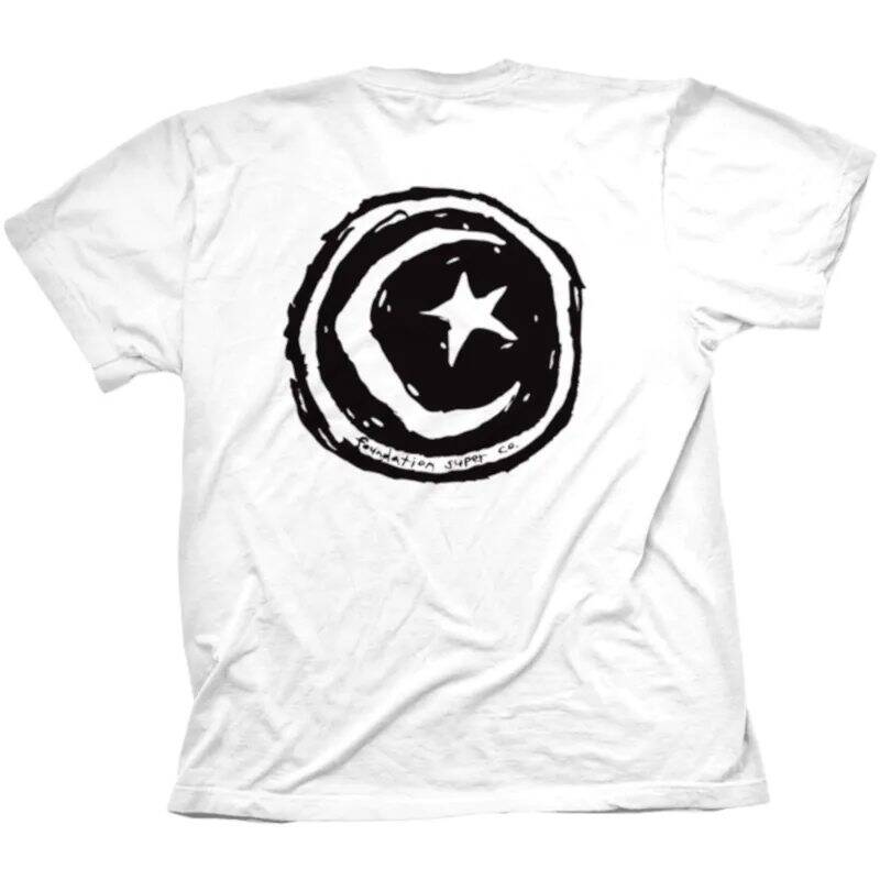 Foundation Star and Moon T Shirt - White LRG