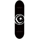 Foundation Star & Moon Custom Skateboard - Black 8.375"