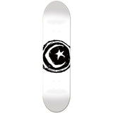 Foundation Star &amp; Moon Skateboard Deck - White 8.25`