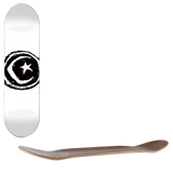 Foundation Star & Moon Skateboard Deck - White 8.25"