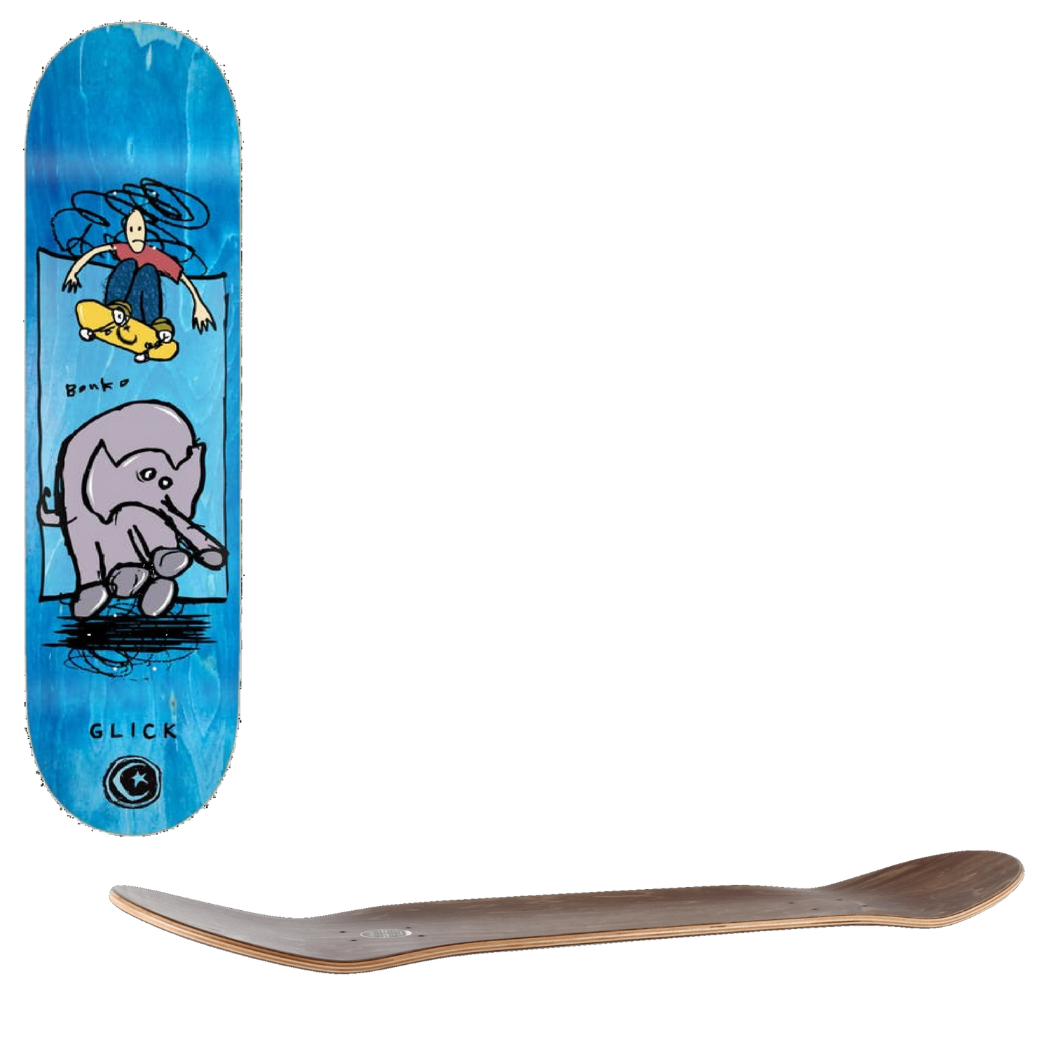 Foundation Glick Bonko Skateboard Deck - 8.25''