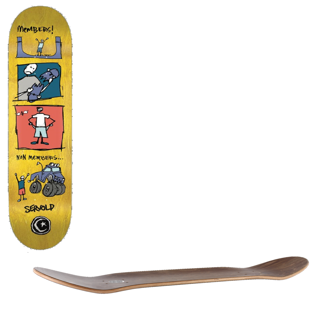Foundation Members Skateboard Deck - Servold 8.5''