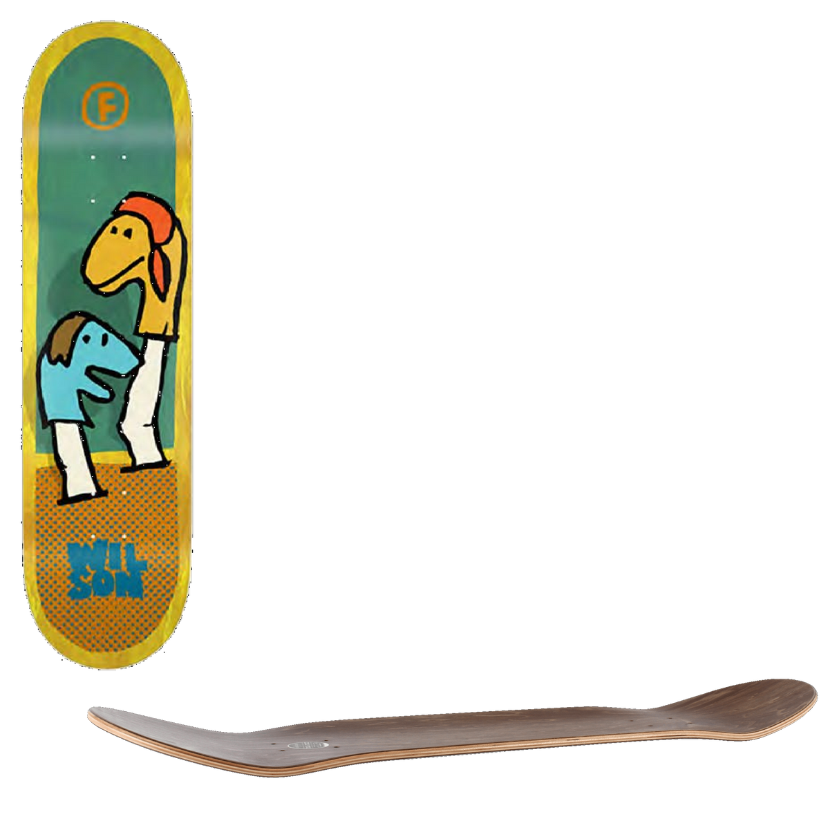Foundation Puppets Skateboard Deck - Wilson 8.5''