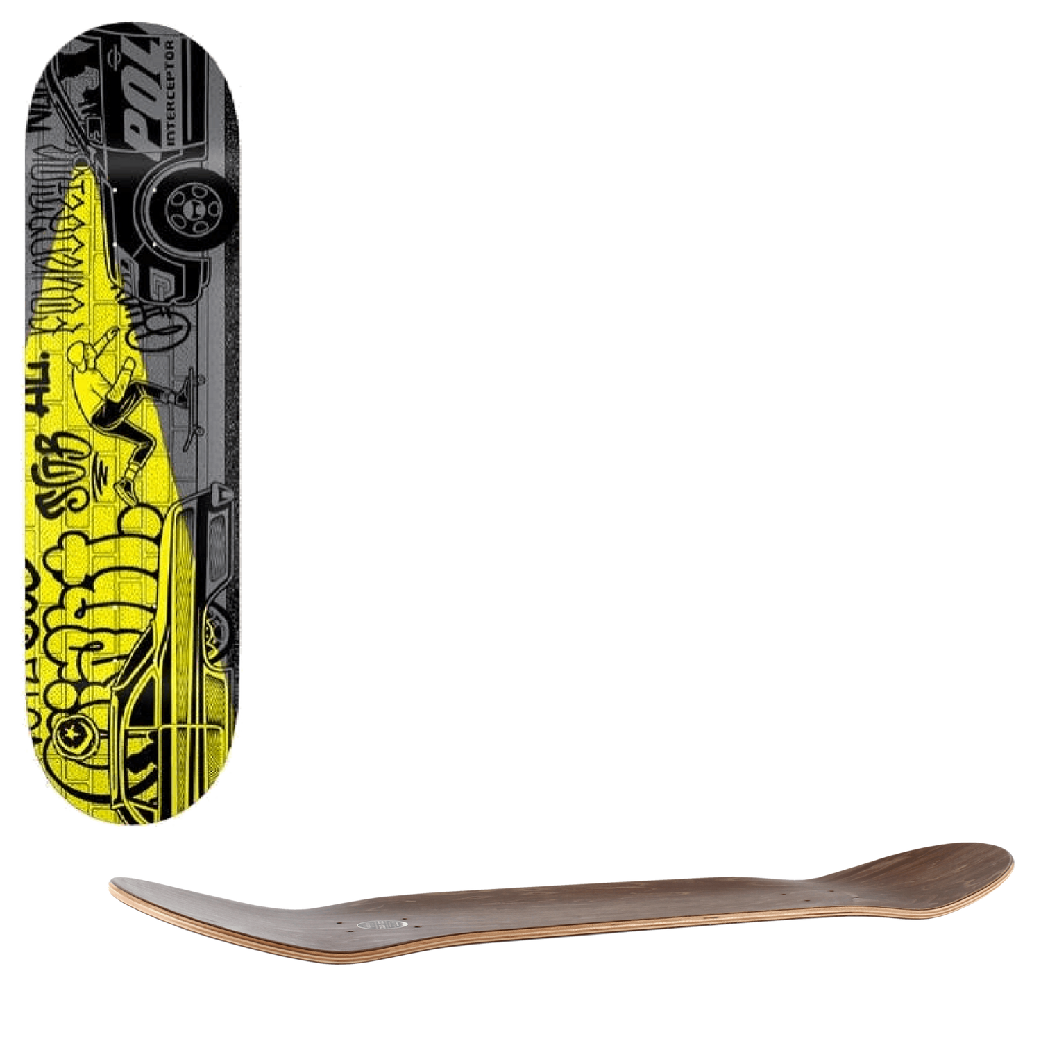 Foundation Push Deck Skateboard Deck - Giant 8.5''
