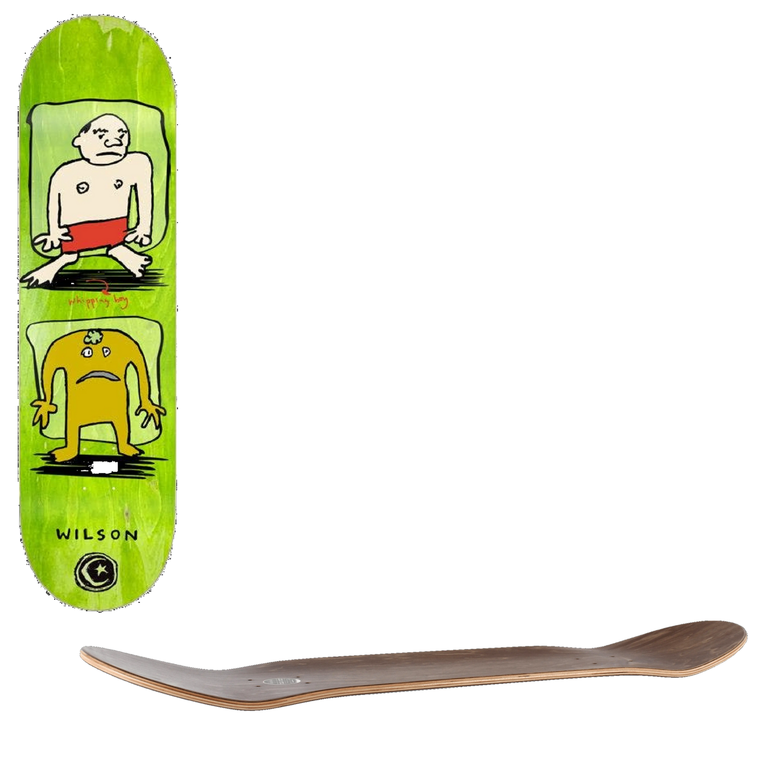 Foundation Wilson Whipping Boy Skateboard Deck - 8''