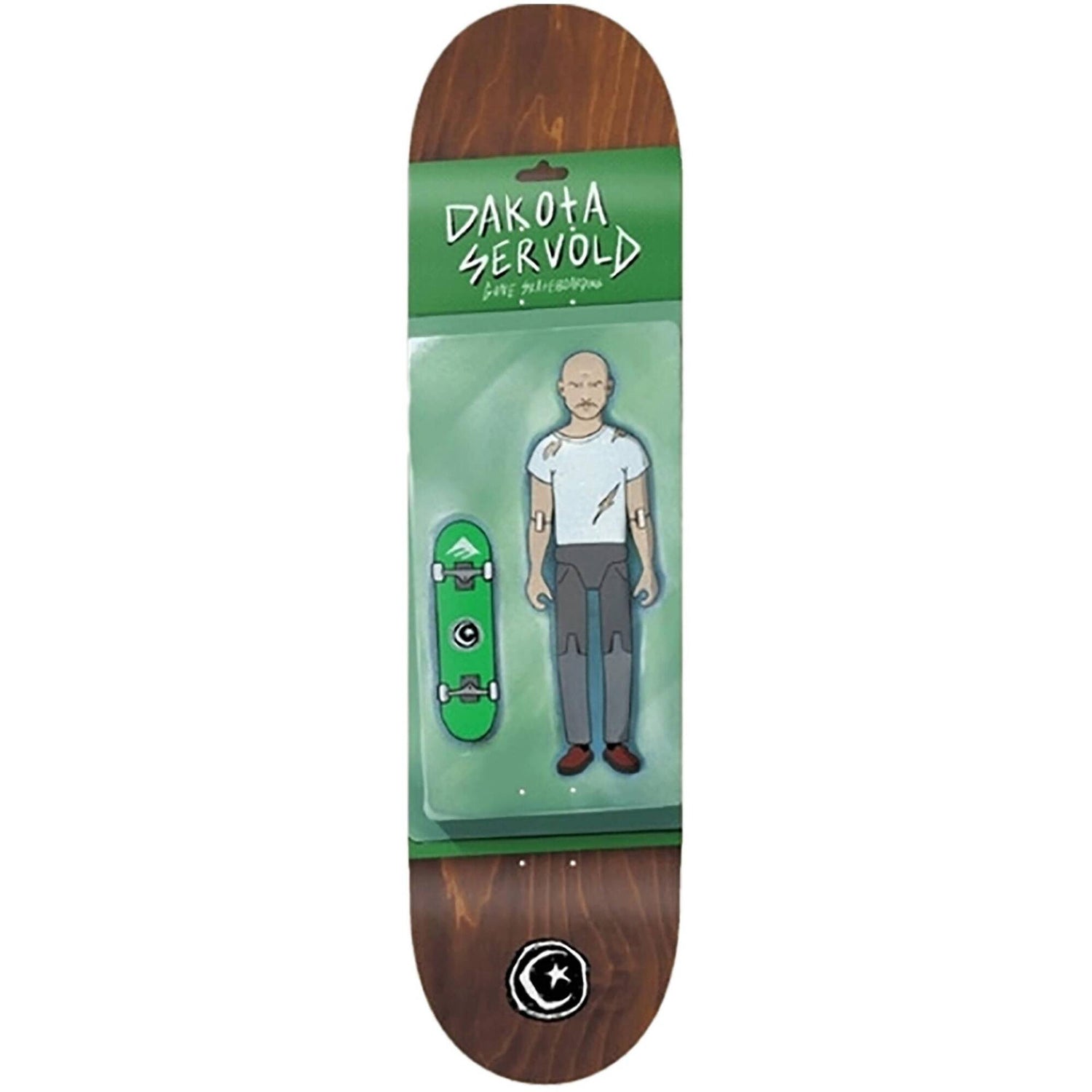 Foundation Action Figure Skateboard Deck - Servold 8.38''