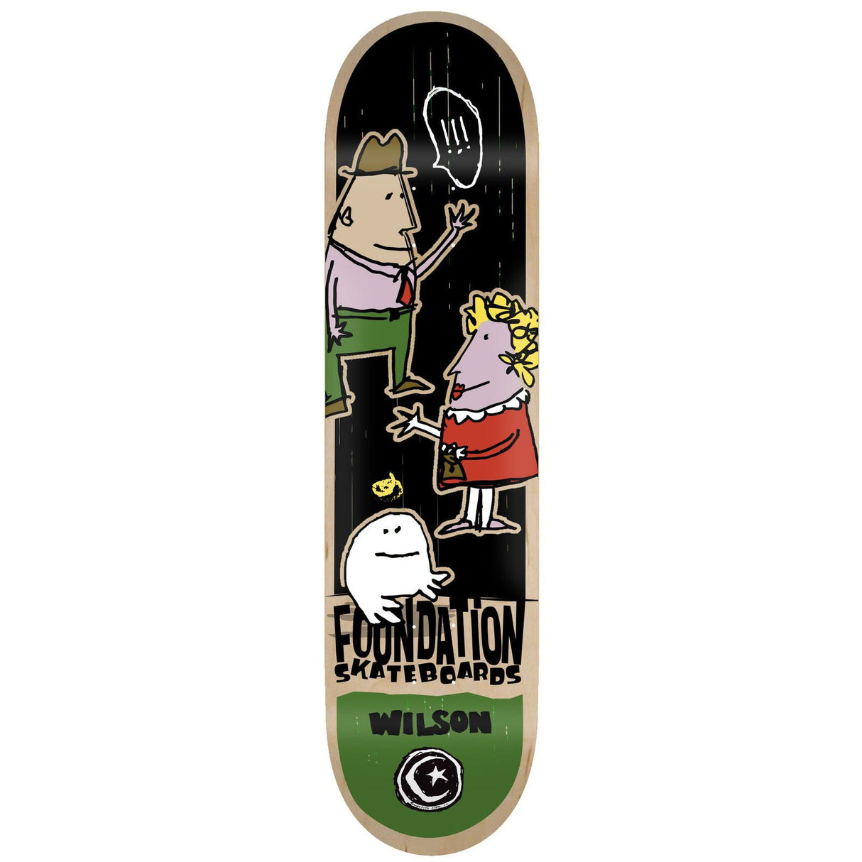 Foundation Hello Skateboard Deck - Wilson 8.38''