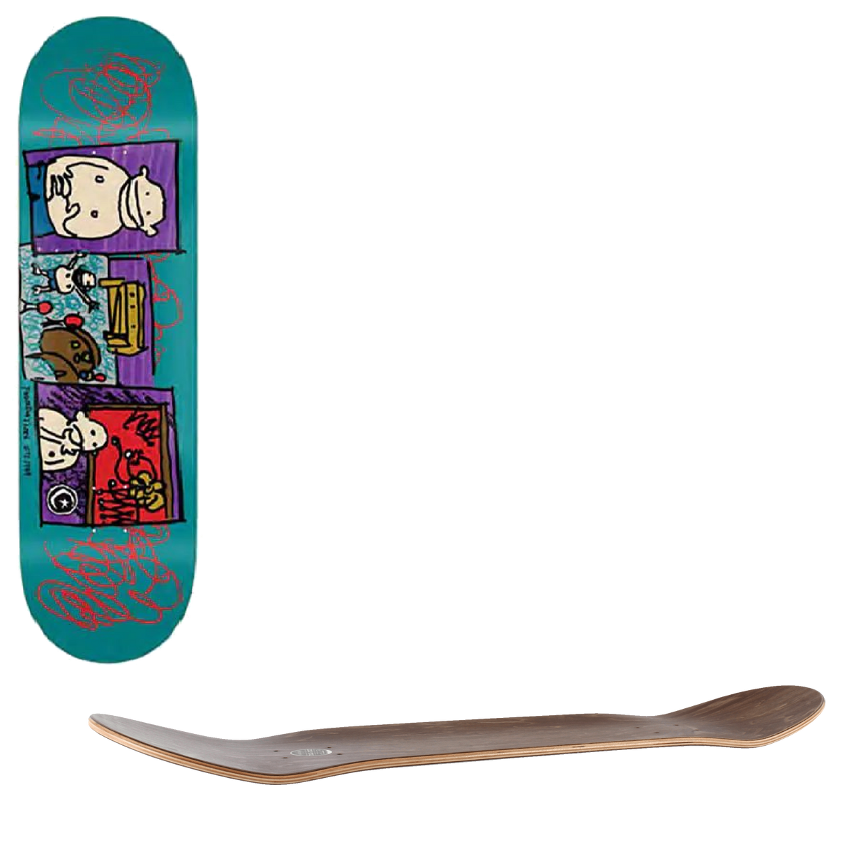 Foundation Couch Skateboard Deck 8.25''