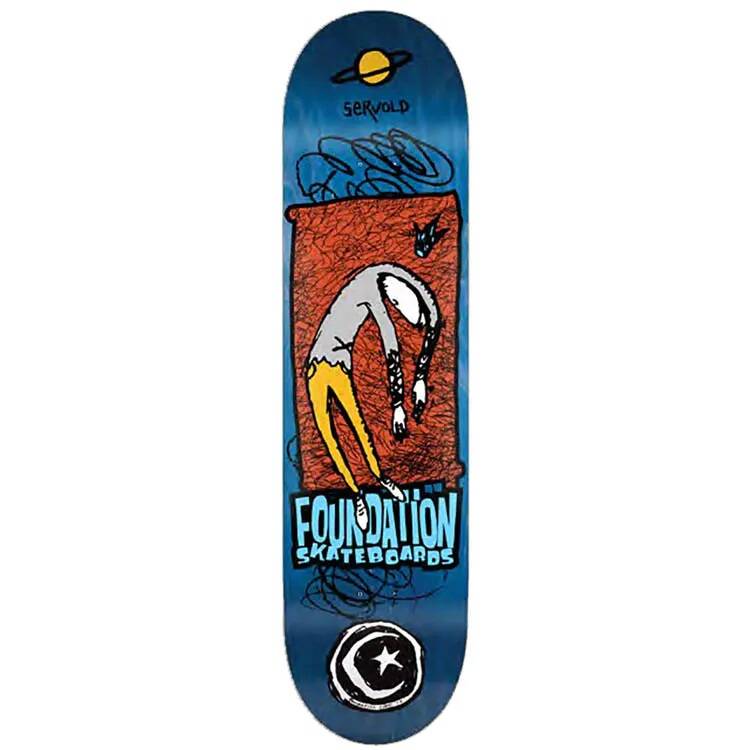 Foundation Planet Saturn Skateboard Deck - Servold 8''