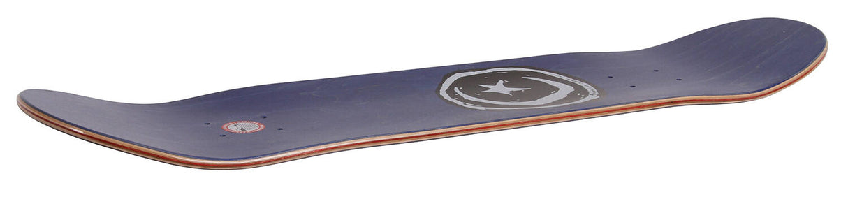 Foundation Doodle Stripe Skateboard Deck - Black 8''