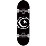 Foundation Star & Moon Custom Skateboard - Black 8.375"