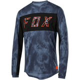 Fox Ranger DR Elevated Long Sleeve Jersey - Blue Steel LRG