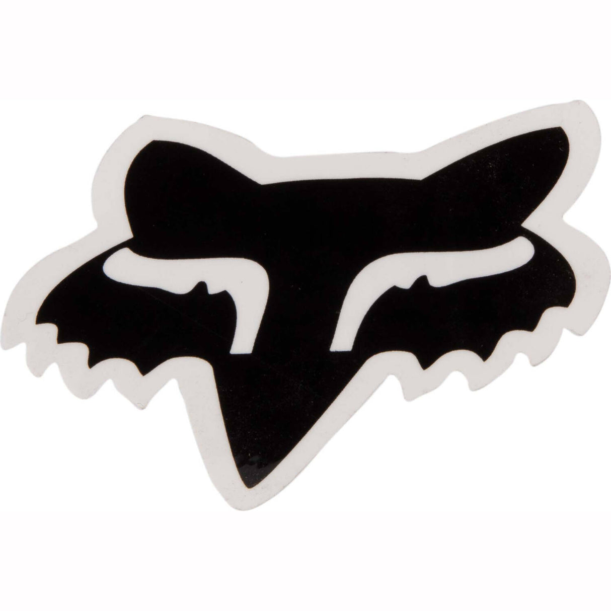 Fox FoxHead Sticker - Black - 2.5"