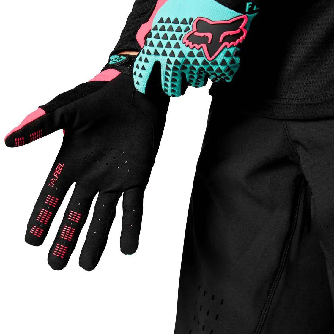 Fox Defend Protective Gloves - Teal
