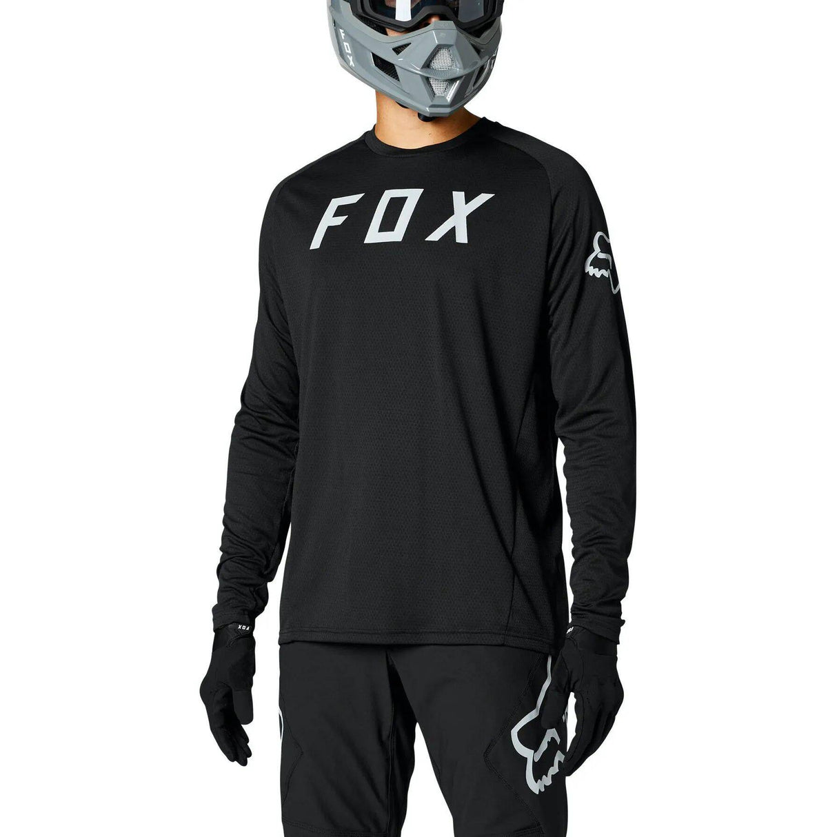 Fox Defend Long Sleeve Jersey - Black