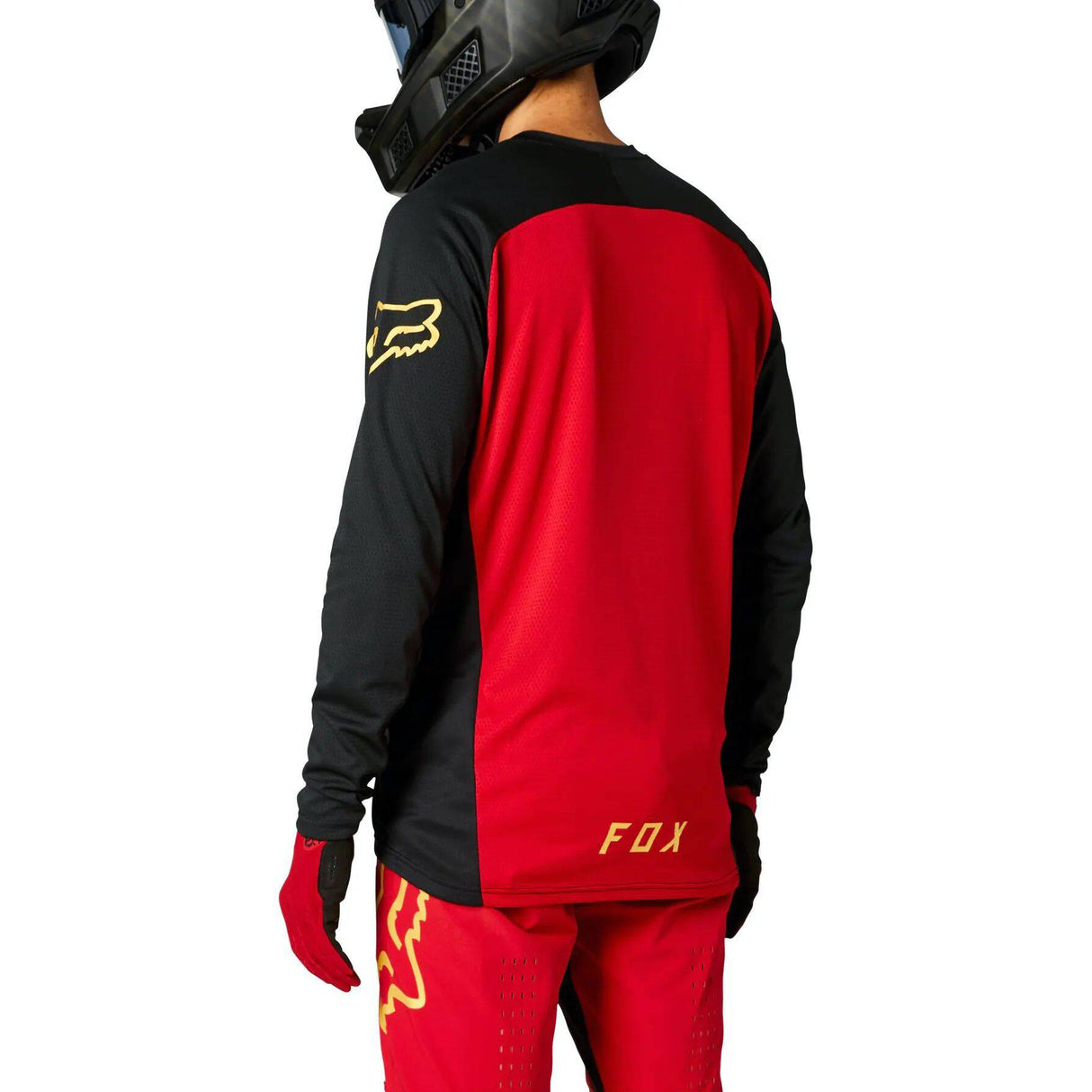 Fox Defend Long Sleeve Jersey - Chilli