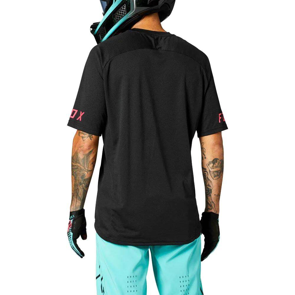 Fox Defend Short Sleeve Jersey - Black/Multi