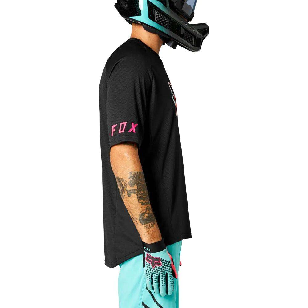 Fox Defend Short Sleeve Jersey - Black/Multi