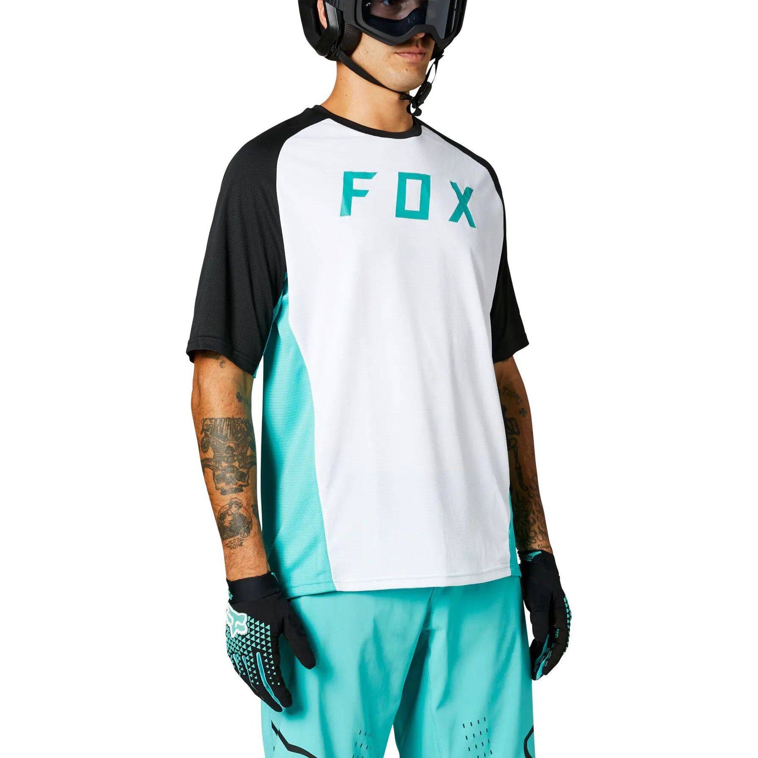 Fox Defend Short Sleeve Jersey - Teal