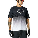 Fox Flexair Short Sleeve Jersey - Black/White LRG