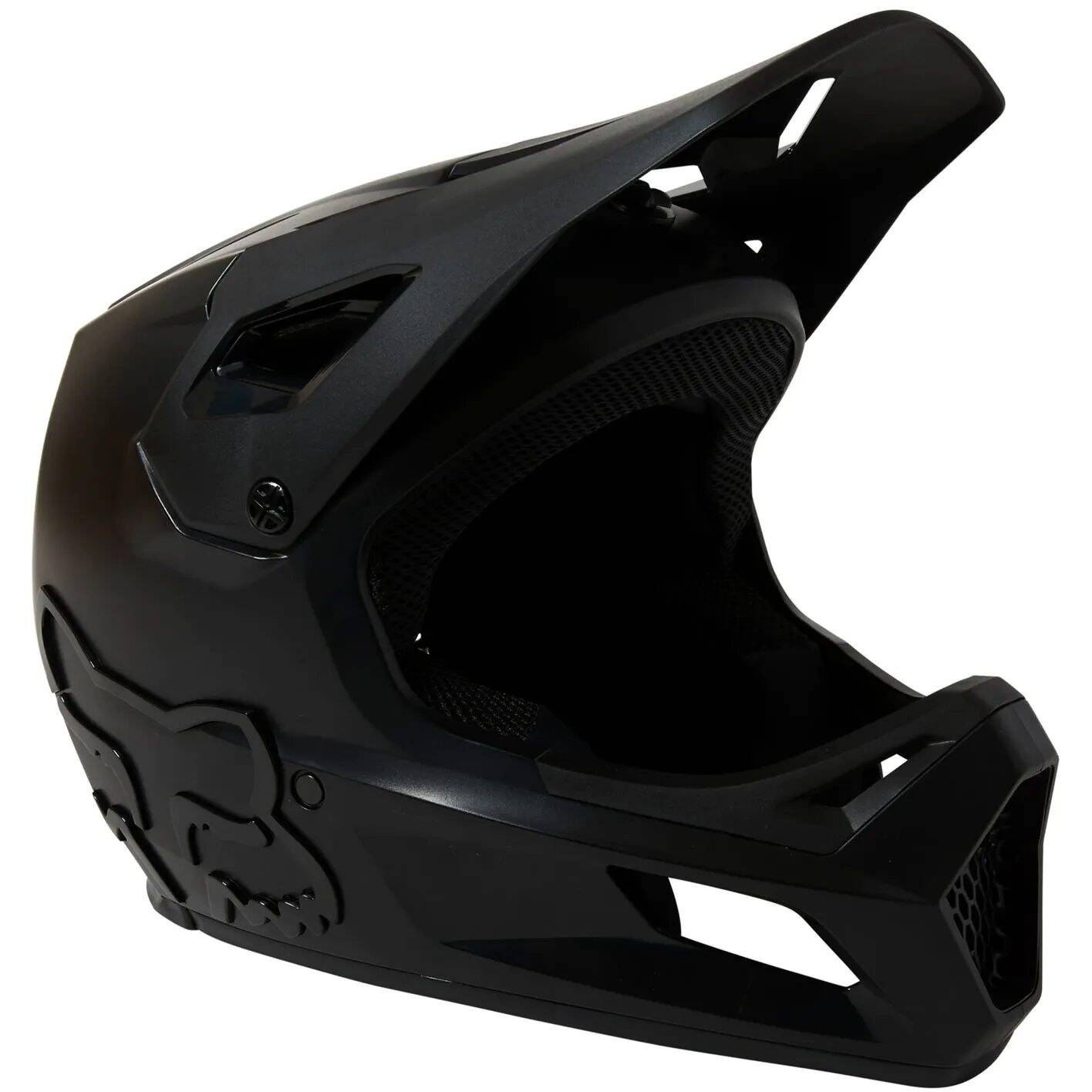 Fox Rampage Full Face Helmet - Black/Black LRG