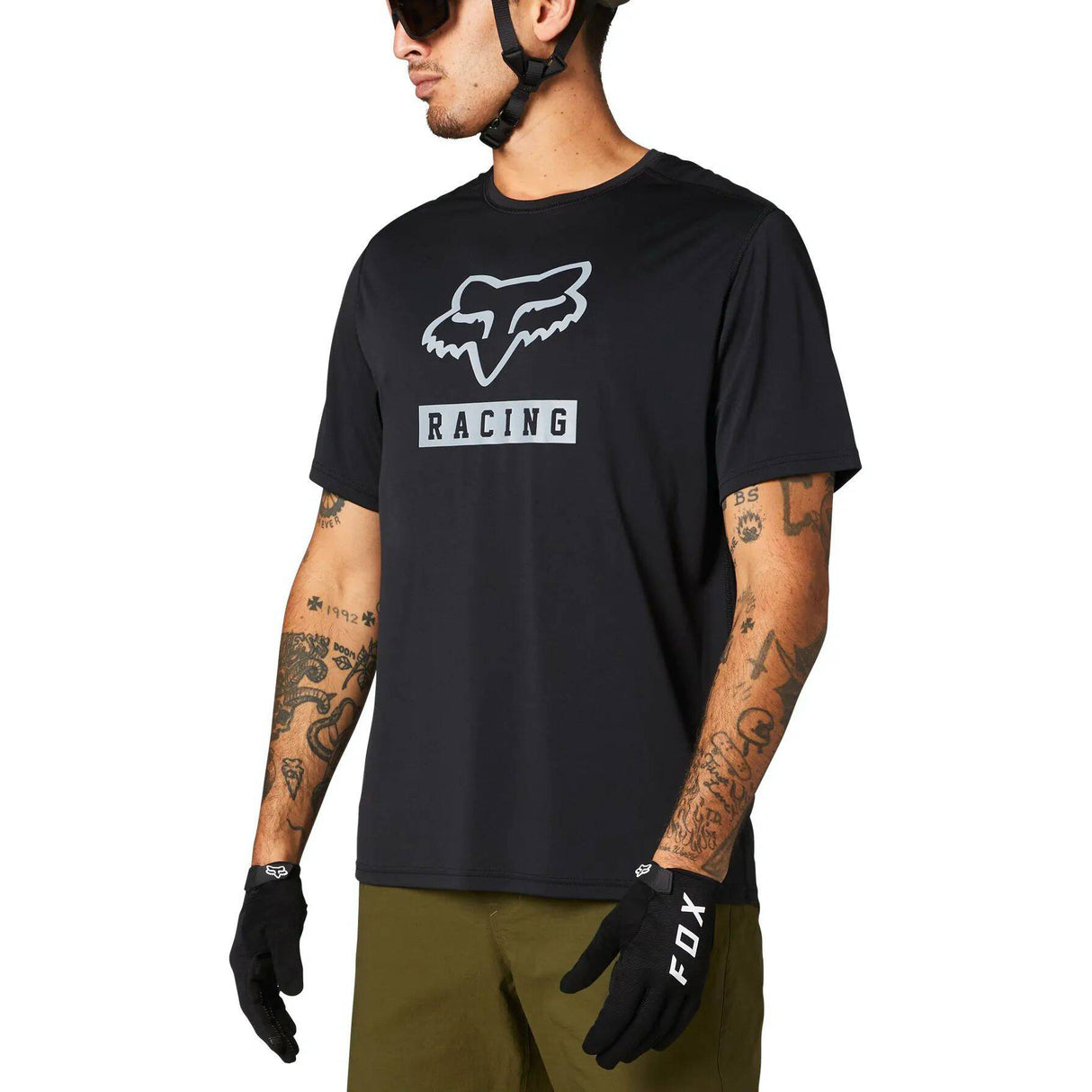 Fox Ranger Block Short Sleeve Jersey - Black