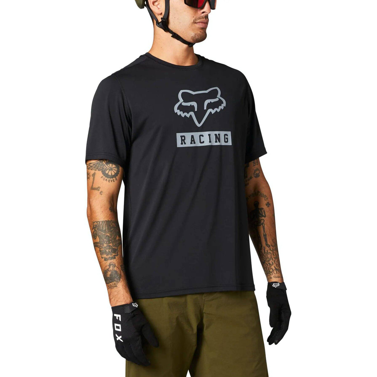 Fox Ranger Block Short Sleeve Jersey - Black LRG