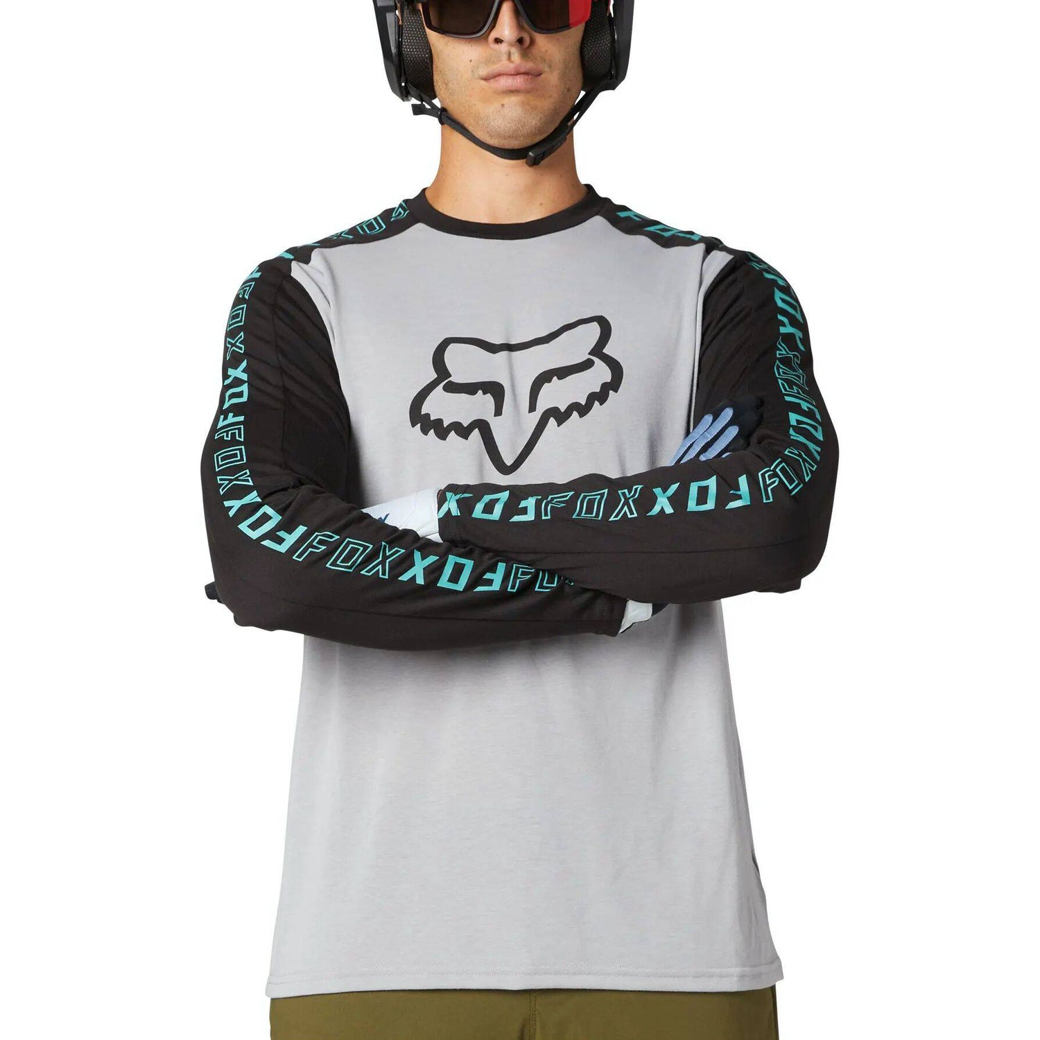 Fox Ranger DR Long Sleeve Jersey - Steel Grey