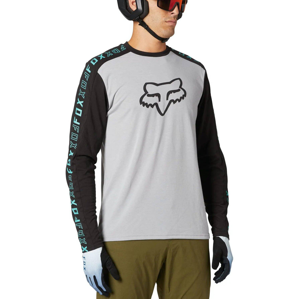 Fox Ranger DR Long Sleeve Jersey - Steel Grey XL