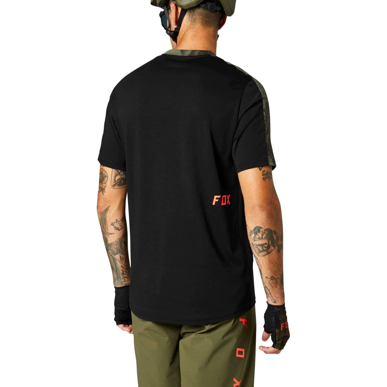 Fox Ranger DR Short Sleeve Jersey - Black/Camo