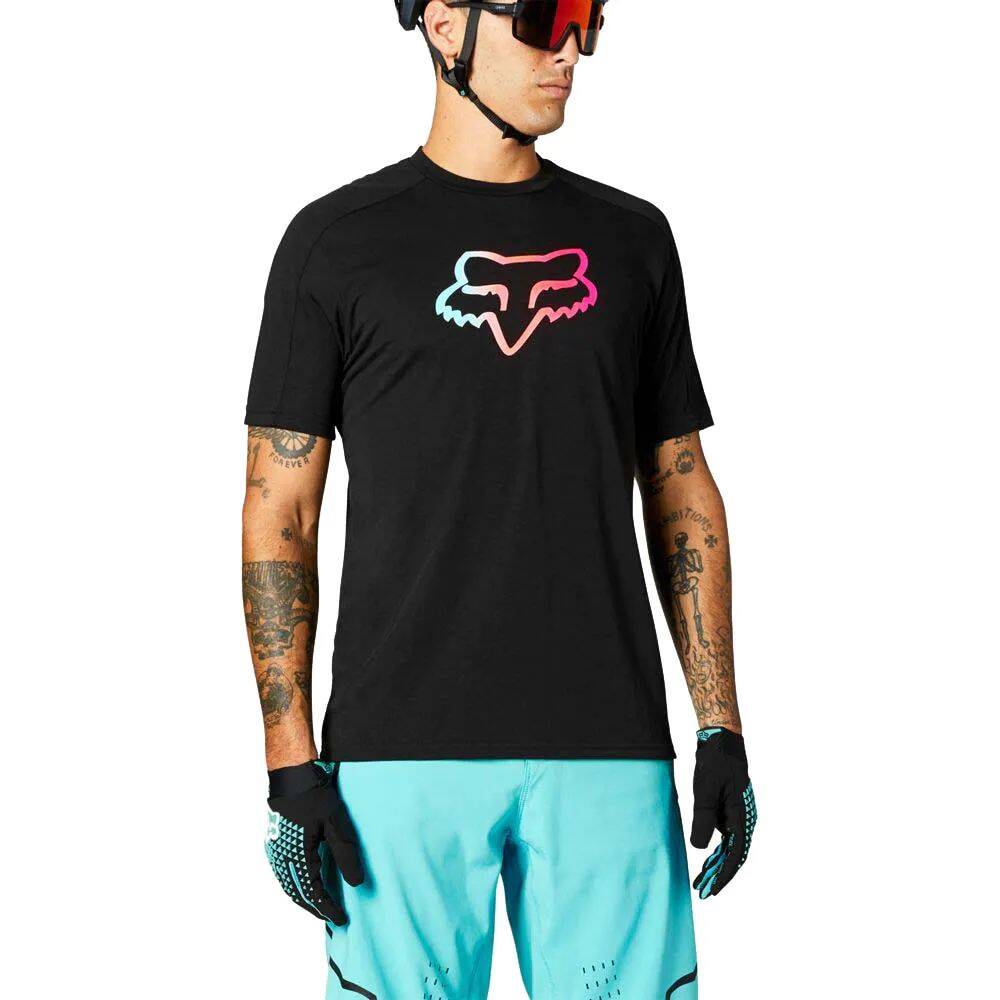 Fox Ranger Fox Head Short Sleeve Jersey - Black