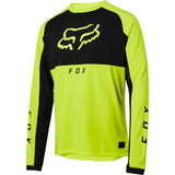 Fox Ranger DR Mid Long Sleeve Jersey - Day Glow Yellow