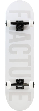 Fracture Fade Complete Skateboard - White 8''