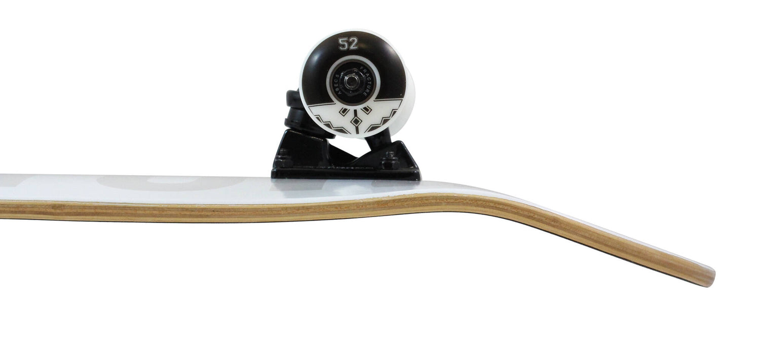 Fracture Fade Complete Skateboard - White 8''