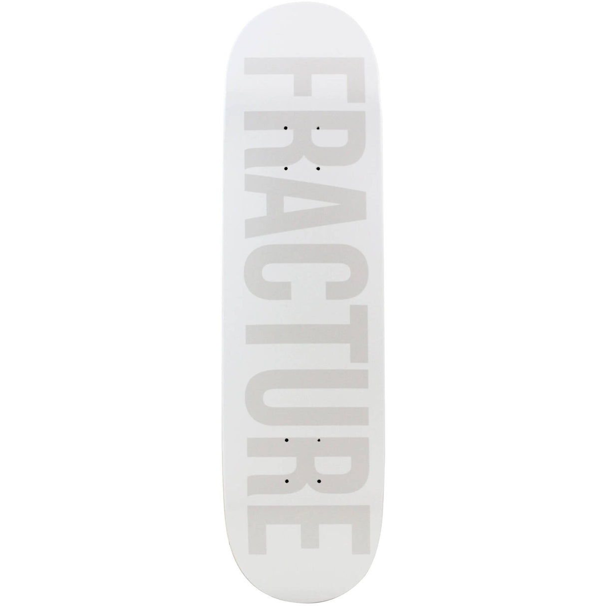 Fracture Fade Skateboard Deck - White 8.25''