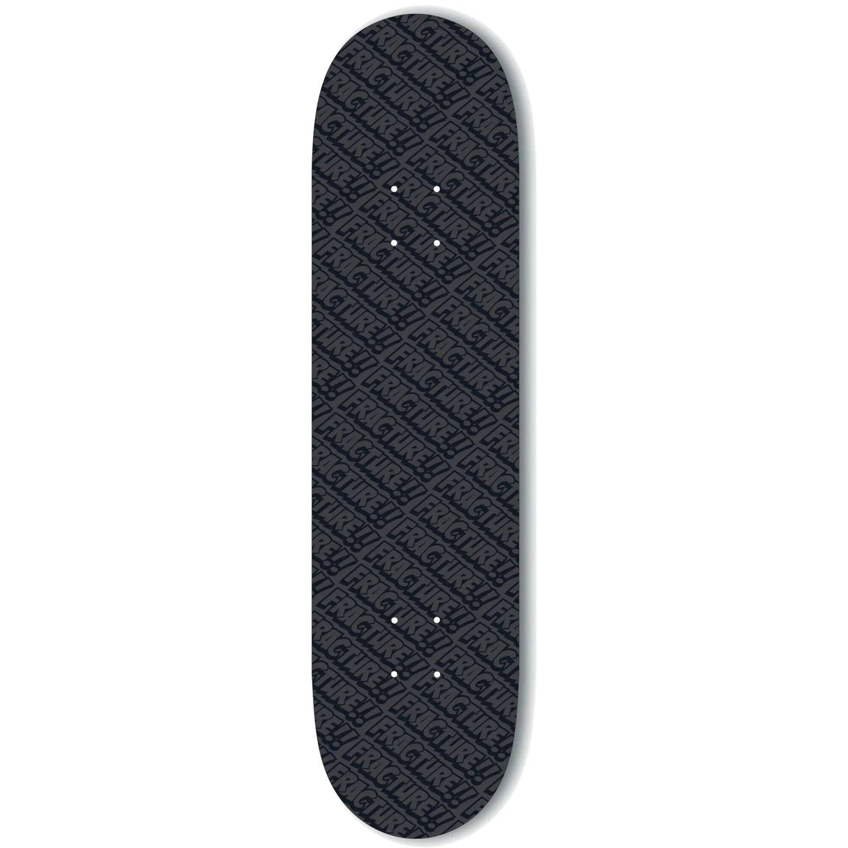 Fracture All Over Comic Skateboard Deck - Black 8''