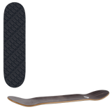 Fracture All Over Comic Skateboard Deck - Black 8"