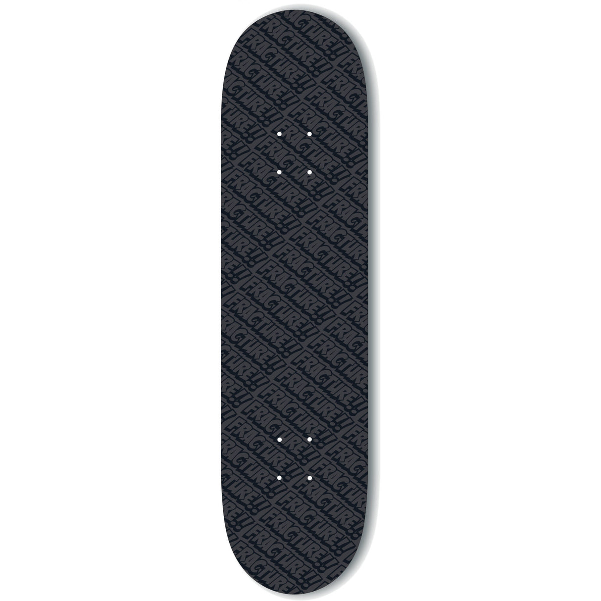 Fracture All Over Comic Skateboard Deck - Black 8.5''