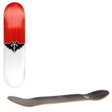 Fracture Wings V1 Skateboard Deck - Red 8"