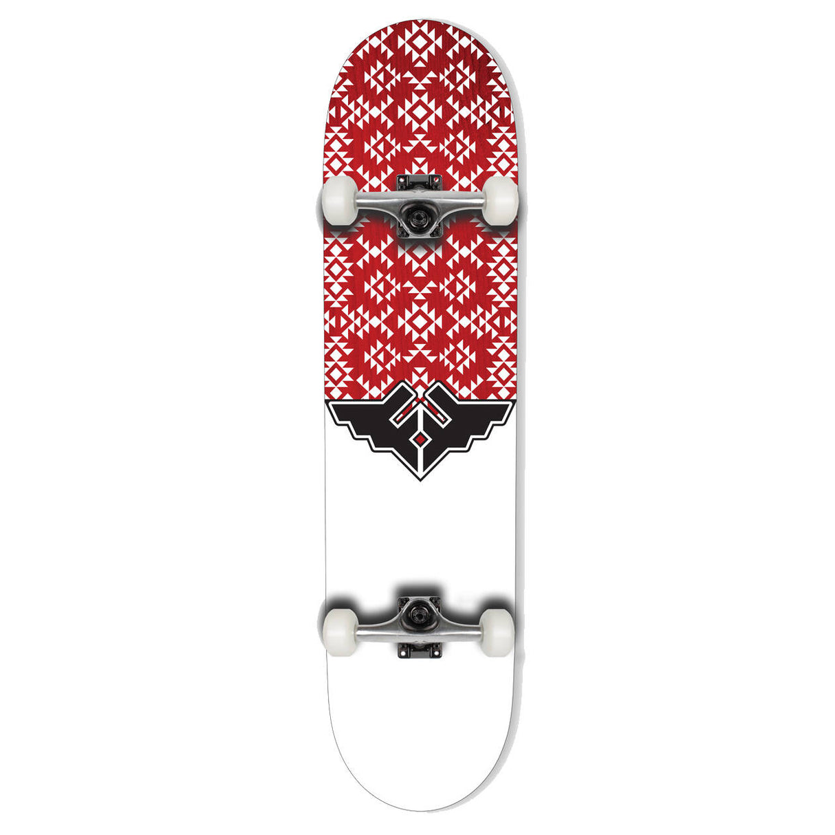 Fracture Wings V3 Complete Skateboard - Red 7.75''