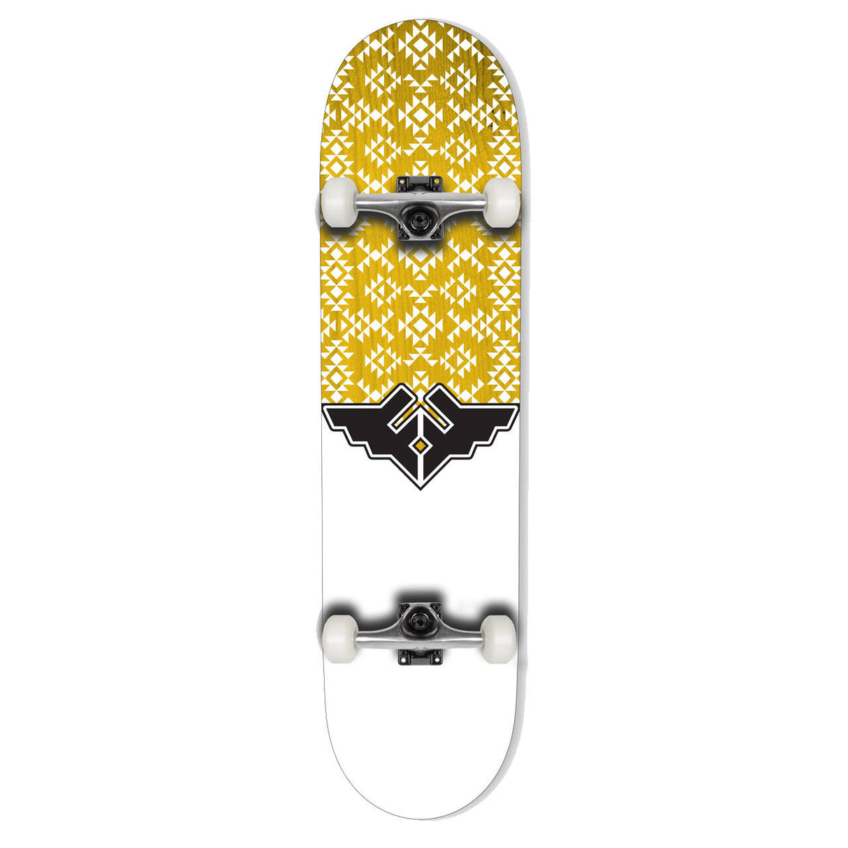 Fracture Wings V3 Complete Skateboard - Yellow 8''