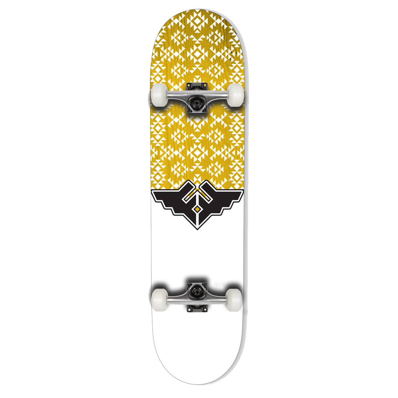 Fracture Wings V3 Complete Skateboard - Yellow 8''