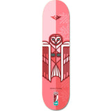 Fracture x Jono Wood Skateboard Deck - Red 8"