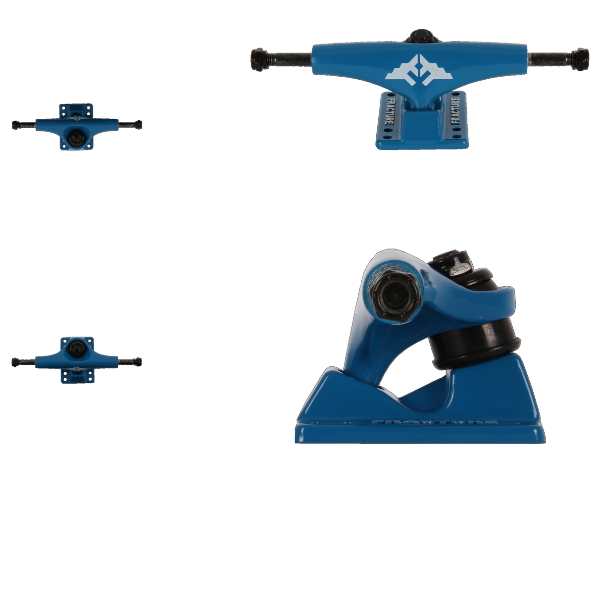 Fracture Wings Skateboard Trucks - Blue 5''